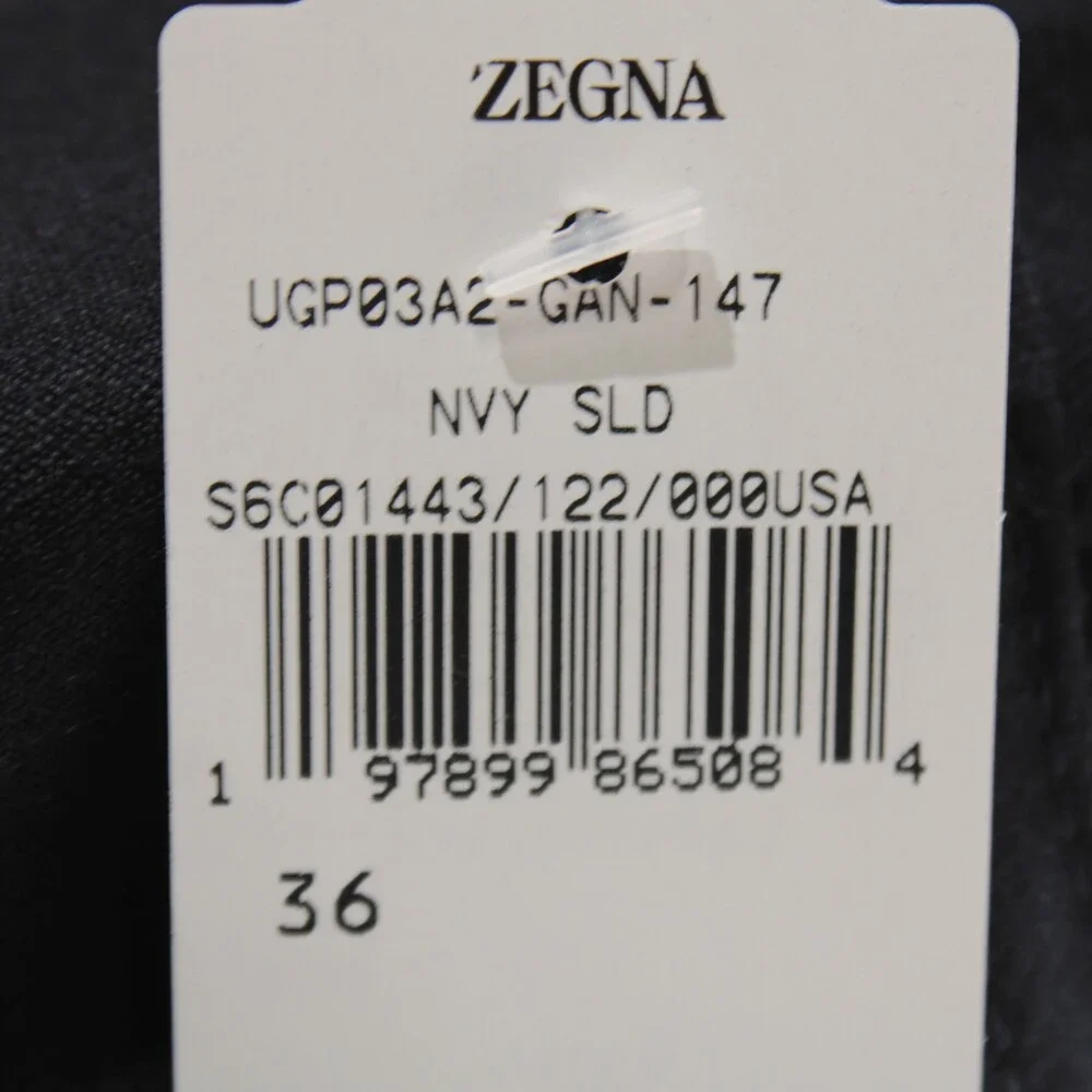 Zegna NWT 5 Pocket Jean Cut Dress Pants Size 36 US Roccia in Blue 100% Wool